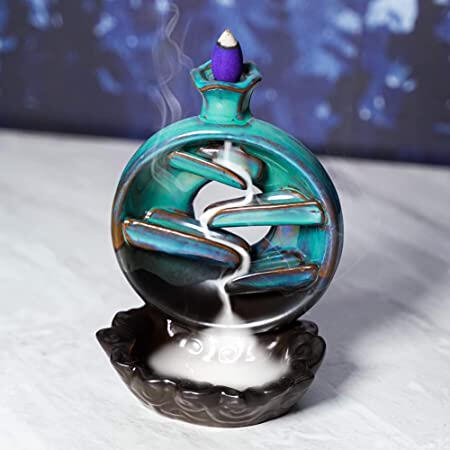 cone incense waterfall